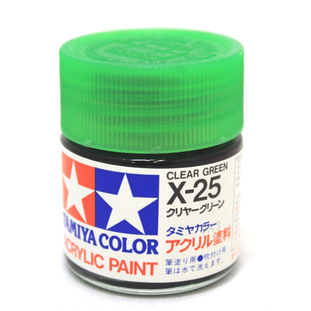 Tamiya Acrylic X25 Gloss Clear Green