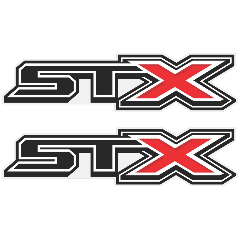 F150 STX Decals for Truck  Replacement Bedside Stickers  Premium Series Metallic Finish