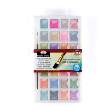 Royal & Langnickel Aquarellkuchen PEARLESCNT Mehrfarbig