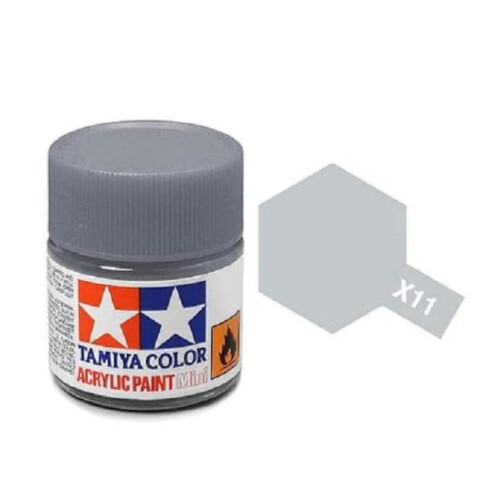Tamiya Tamiya Models X11 Mini Acrylic Paint  Chrome Silver
