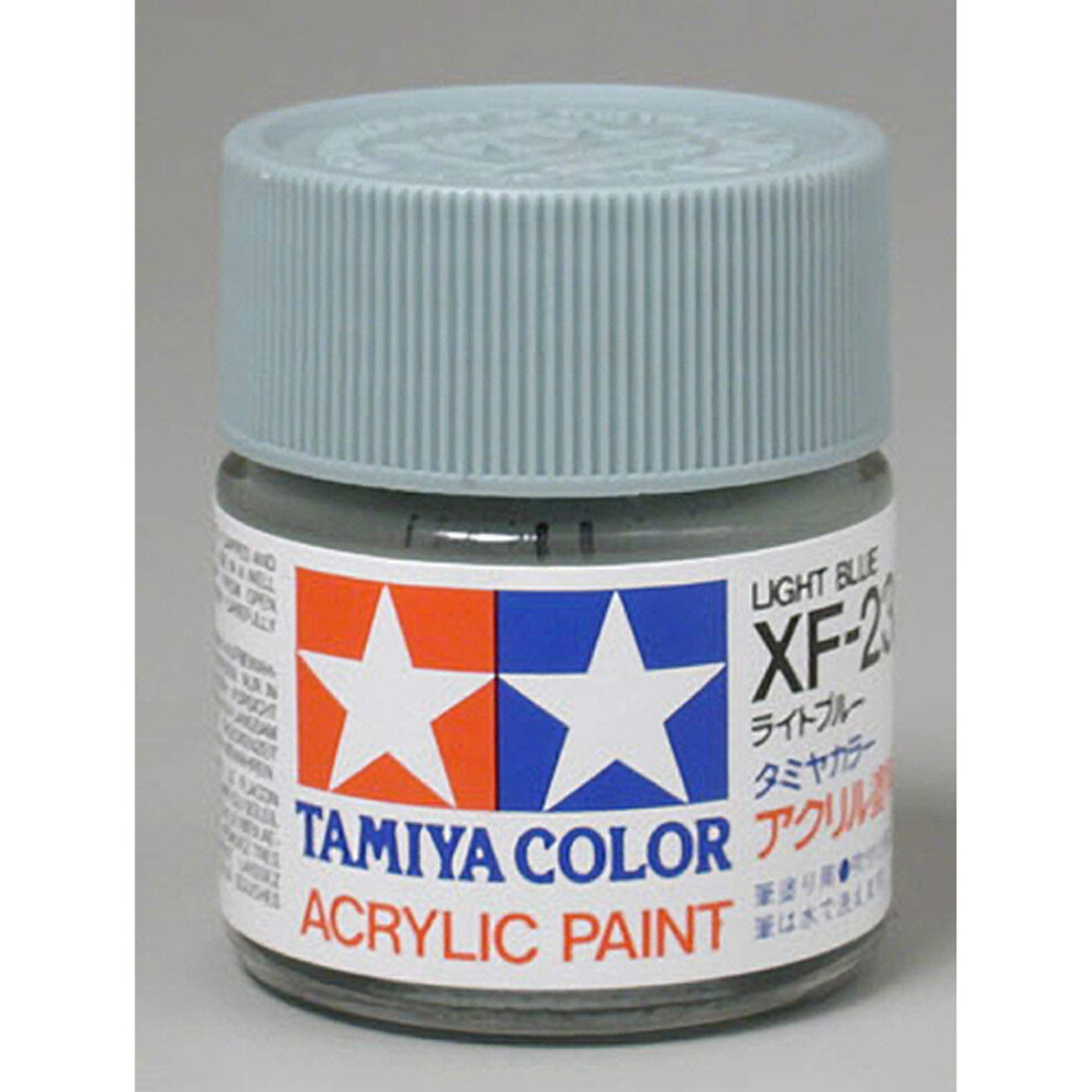 Tamiya Model Color Acrylic Paint XF23 Light Blue Net 10ml 81723