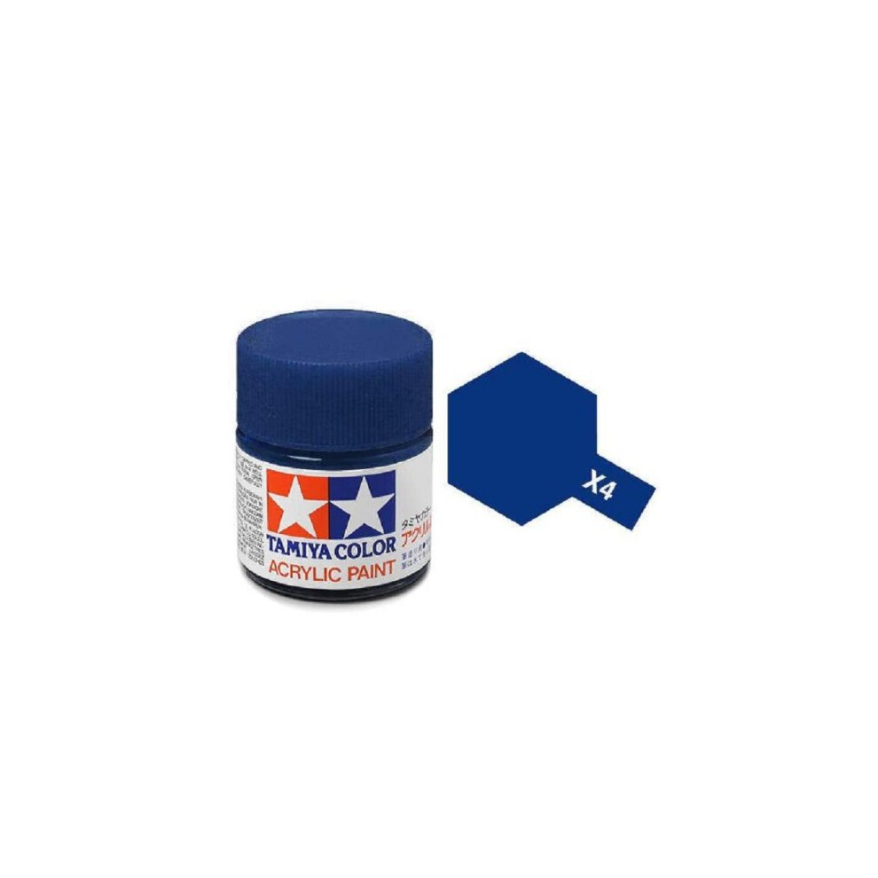 Tamiya Models X4 Mini Acrylic Paint  Blue