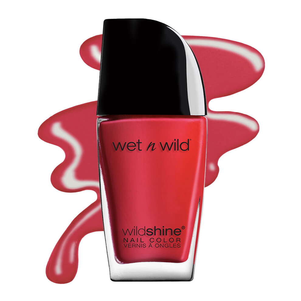 wet n wild Nail Polish Wild Shine  Red Red  Nail Color