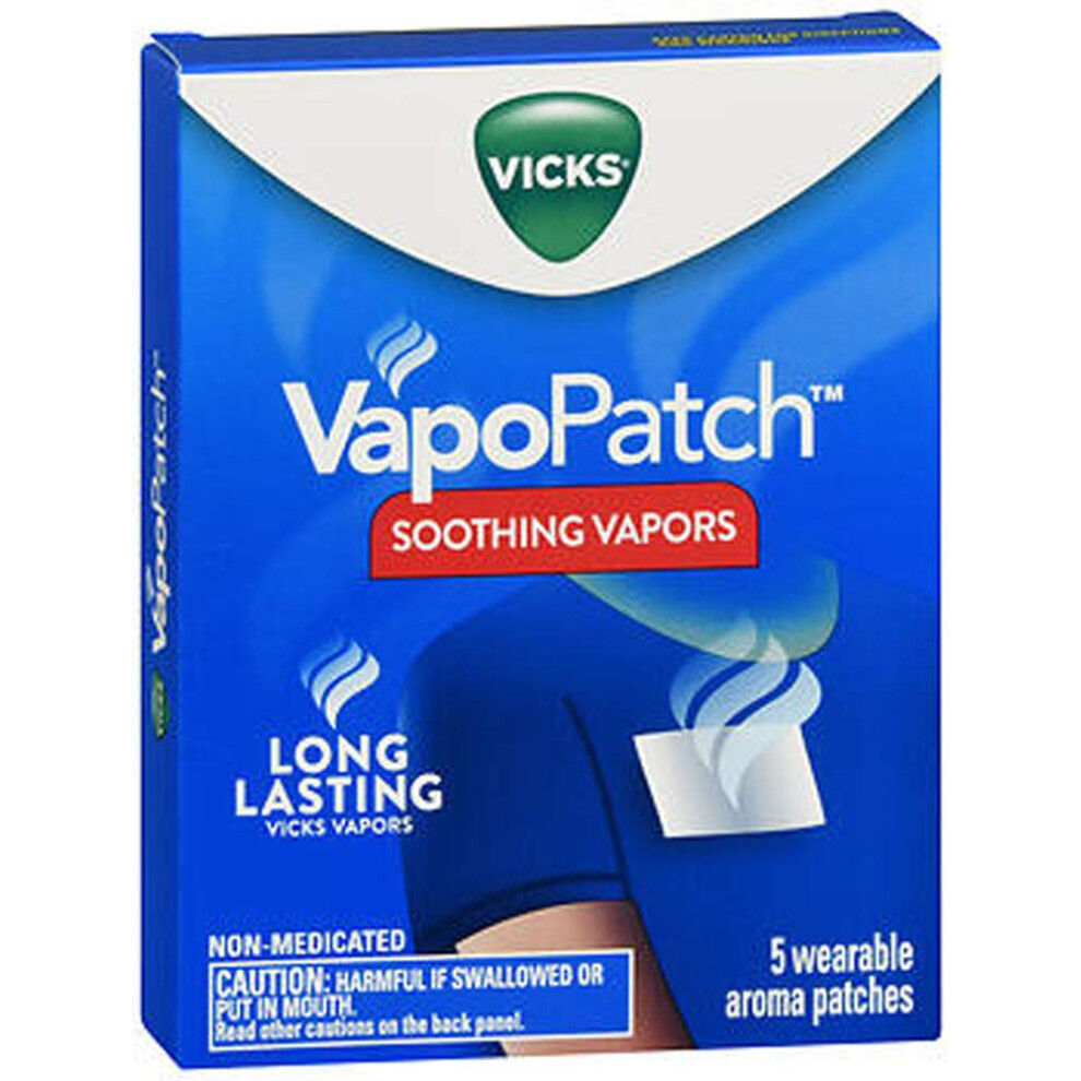 Vicks Vapopatch Adult Wearable Aroma Patch  5 Count