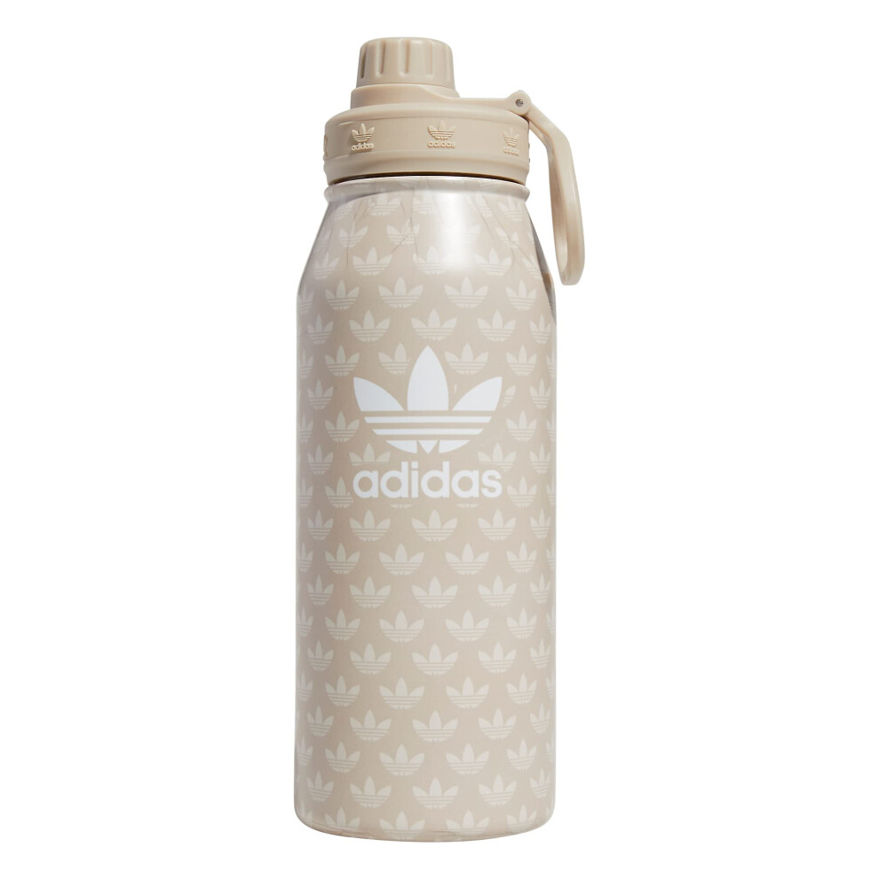 adidas Originals 1 Liter 32 Oz Metal Water Bottle  HotCold DoubleWalled Insulated 188 Stainless Steel  OG Monogram Wonder B