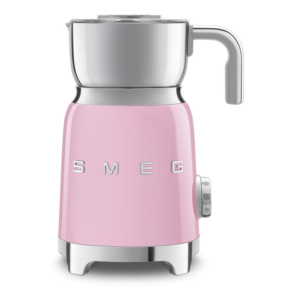 Smeg 50s Retro Style Aesthetic Milk Frother Pink