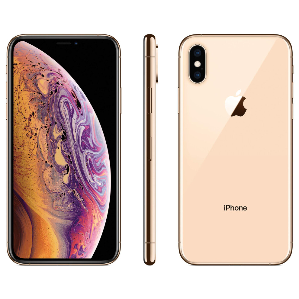 Apple iPhone XS  64GB  Gold  Fully Unlocked Renewed