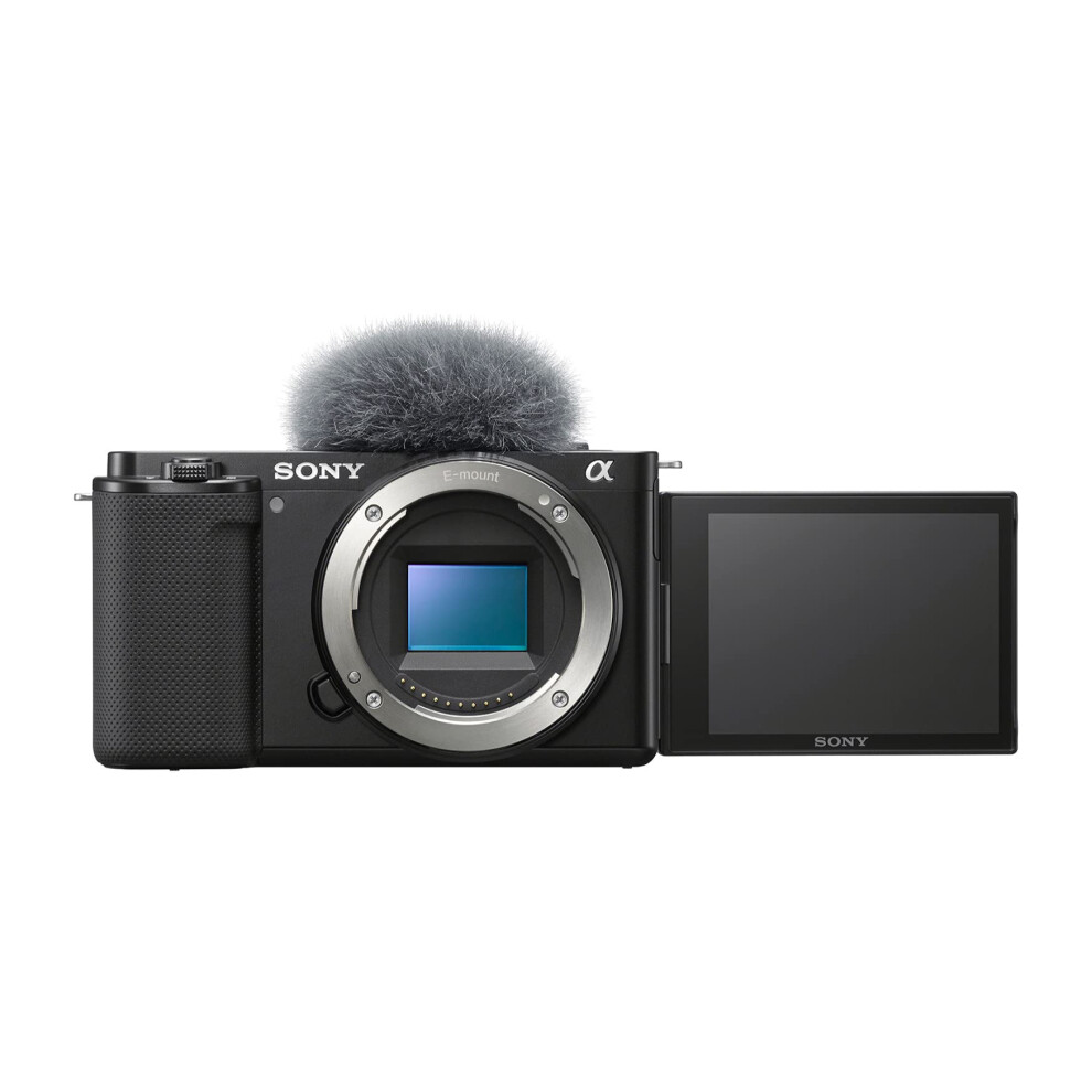 Sony Alpha ZVE10  APSC Interchangeable Lens Mirrorless Vlog Camera  Black