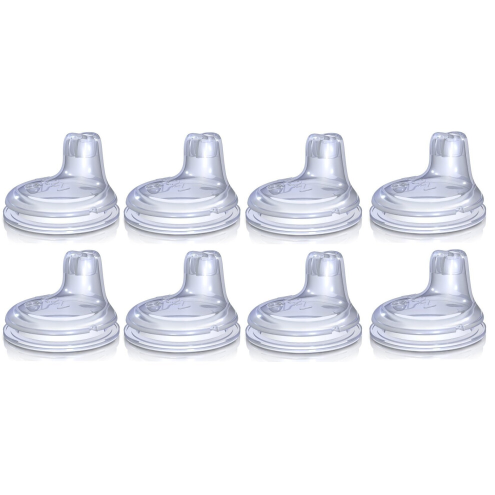 Nuby Replacement Silicone Spouts 8 Pack