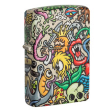 Accendino Pocket Zippo Crazy Collage 540 Color