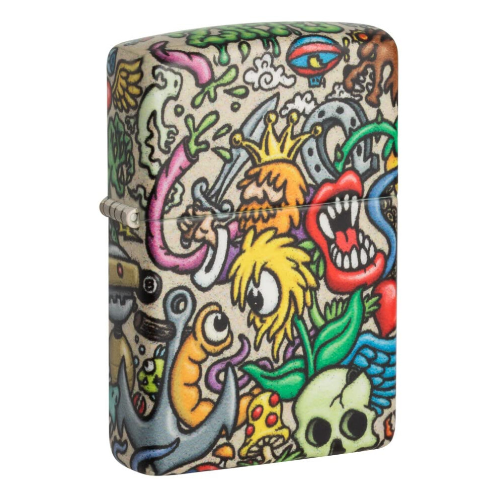 Zippo Crazy Collage 540 Color Pocket Lighter