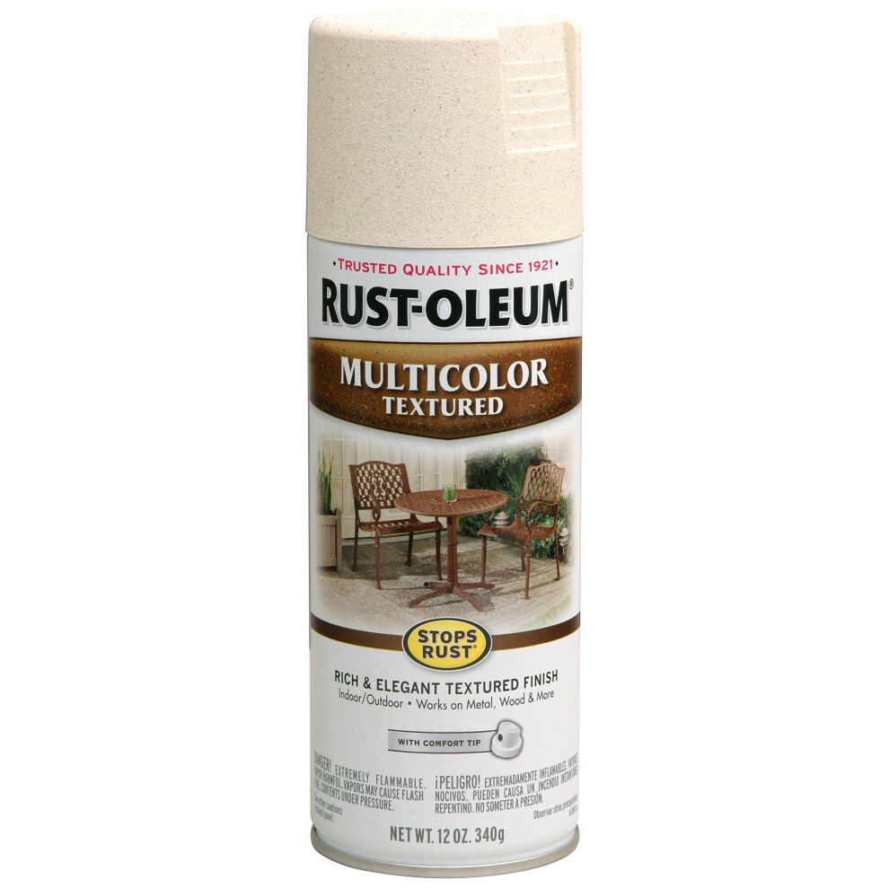 RustOleum 239121 Stops Rust MultiColor Textured Spray Paint  12 Ounce Pack of 1  Caribbean Sand