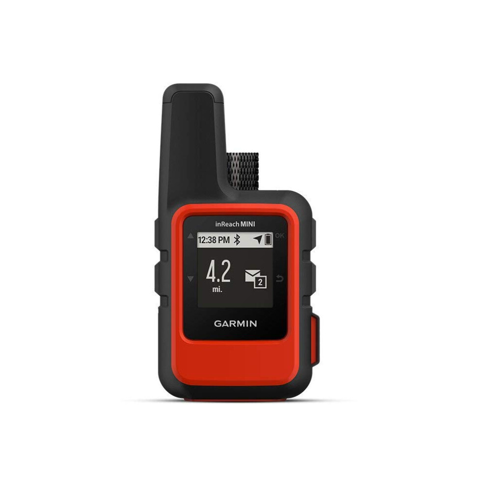 Garmin inReach Mini  Lightweight and Compact Handheld Satellite Communicator  Orange Renewed