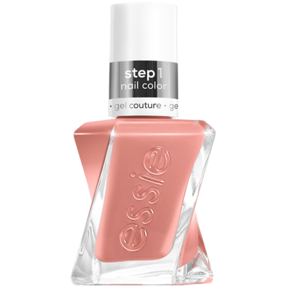 essie Gel Couture 2Step Longwear Nail Polish  Pinned Up  Rose Pink Nude Nail Polish  046 fl oz