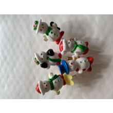 (Snowman Picks) Christmas Themed Cupcake Wrappers and Picks