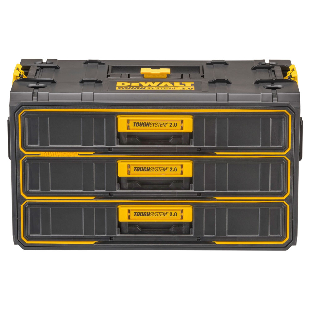 DEWALT TOUGHSYSTEM 20 Tool Organizer and Storage 3 Drawer Unit DWST08330