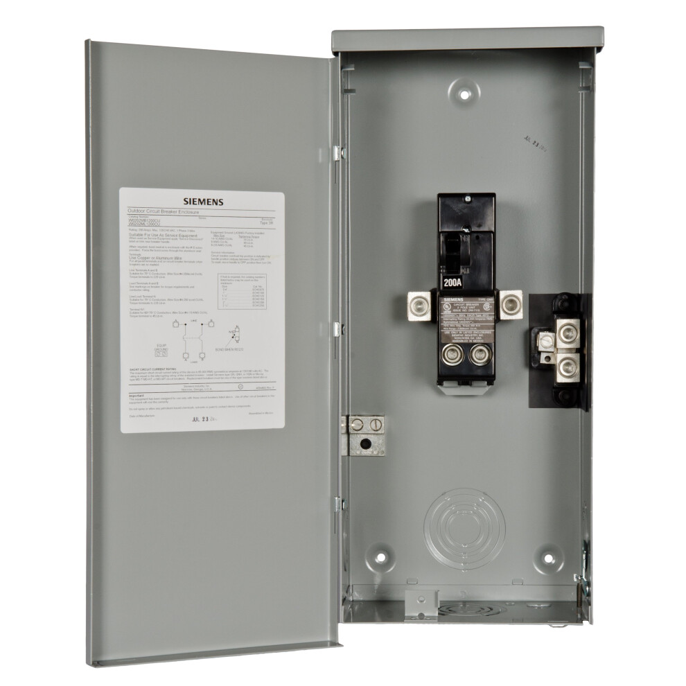 Siemens W0202MB1200CU 200 Amp Outdoor Circuit Breaker Enclosure