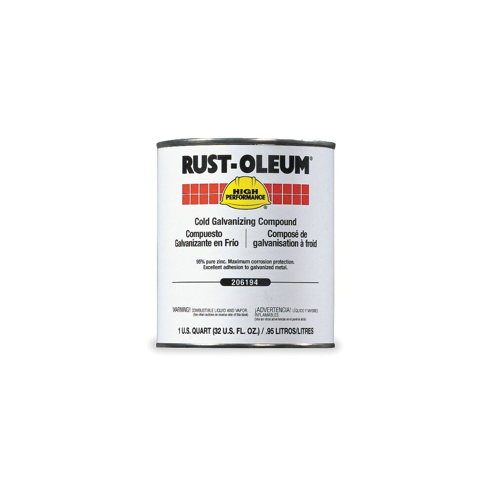 RustOleum Cold Galvanizing Compound Flat 1 Quart