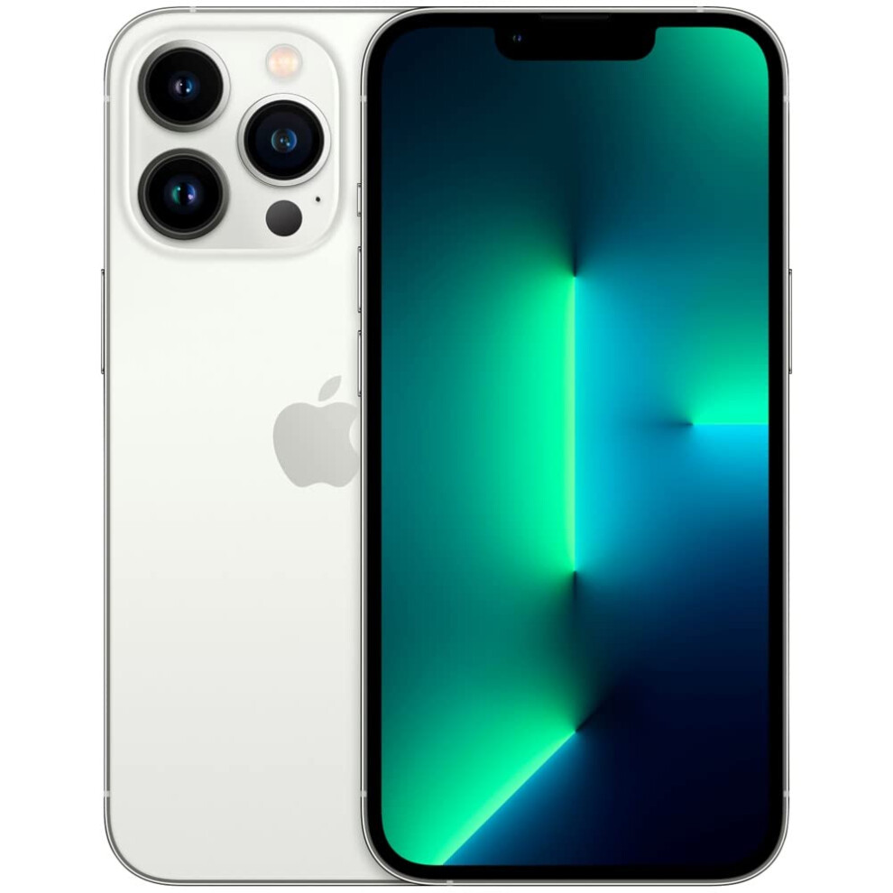 Apple iPhone 13 Pro Max  128GB  Silver  Unlocked Renewed