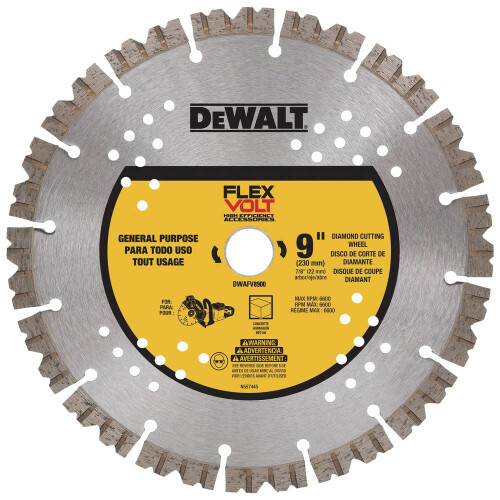 DeWalt Dewalt DWAFV8900 FLEXVOLT 9 in. Diamond Cutting Wheel