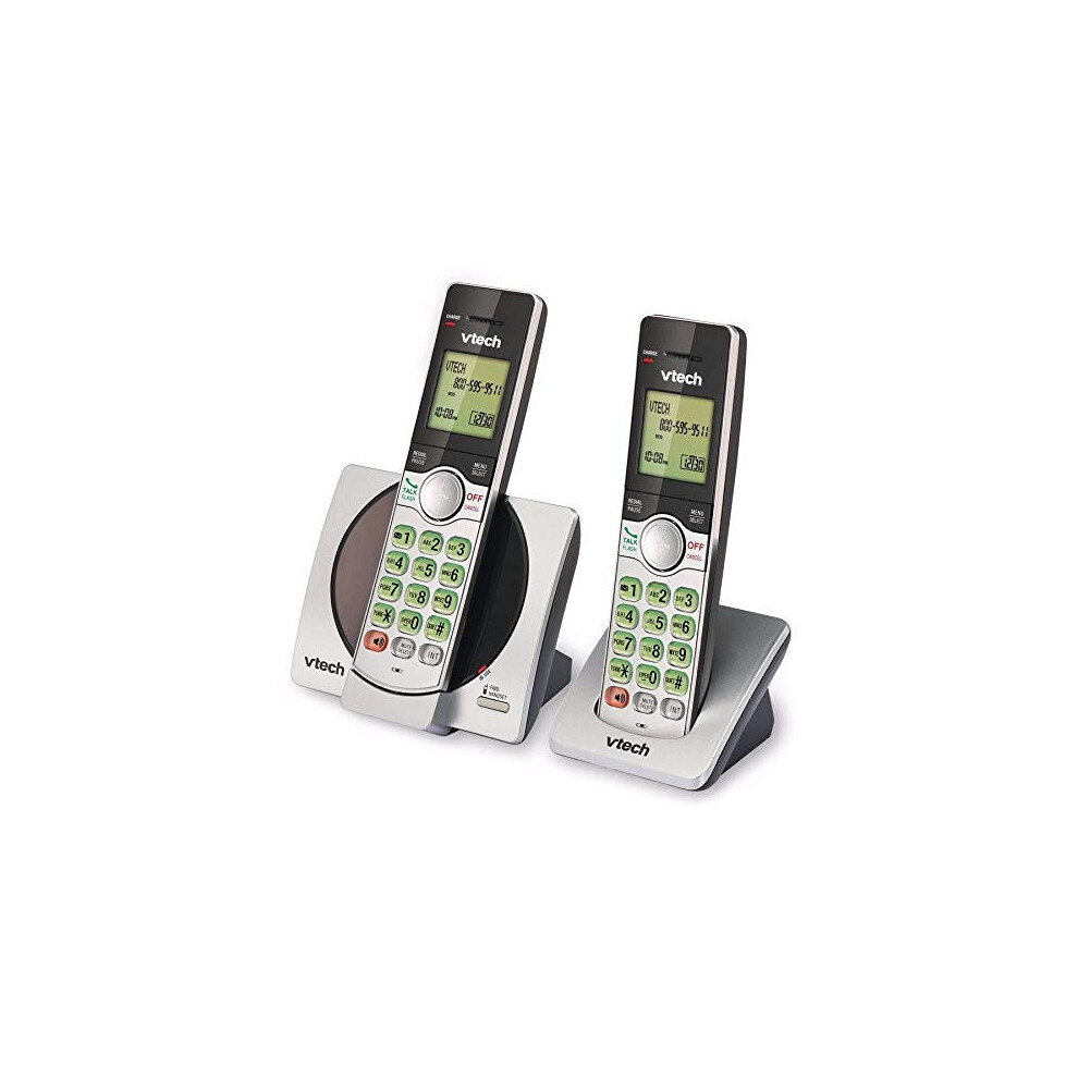 VTech CS69192 DECT 60 Expandable Cordless Phone with Caller ID and Handset Speakerphone  2 Handsets  Silver