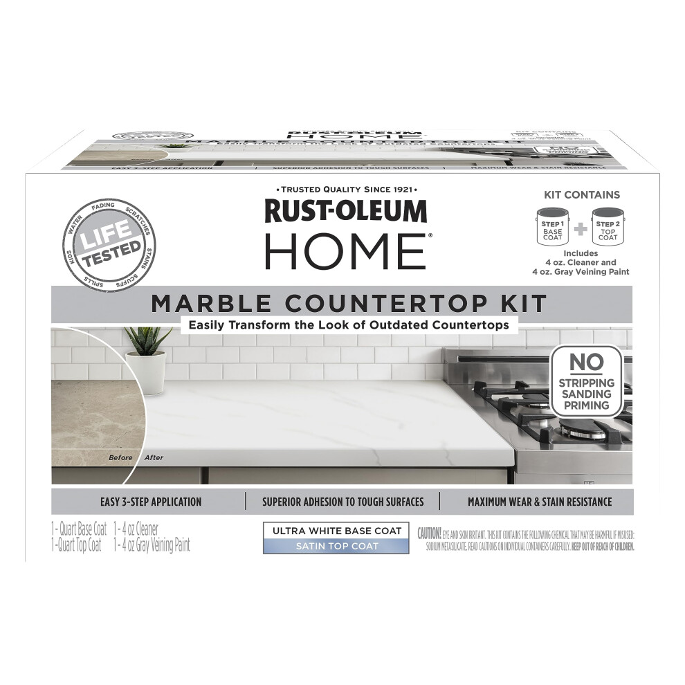 RustOleum 384964 Home Marble Countertop Coating Kit  White