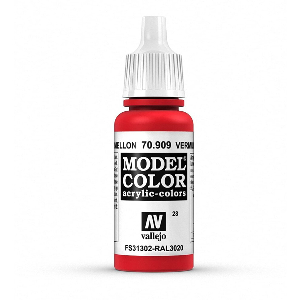 Vallejo Acrylic Paint  C Red Vermillion