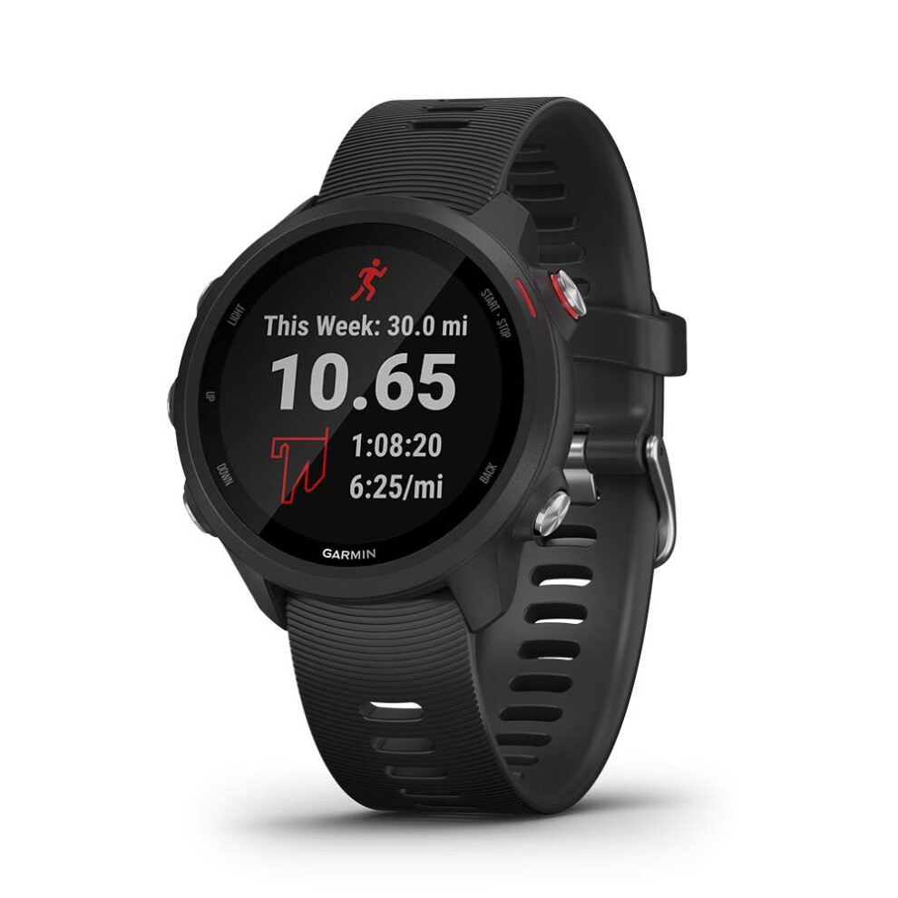 Garmin Forerunner 245 Music  GPS Running Smartwatch with Music and Advanced Dynamics  Black Renewed