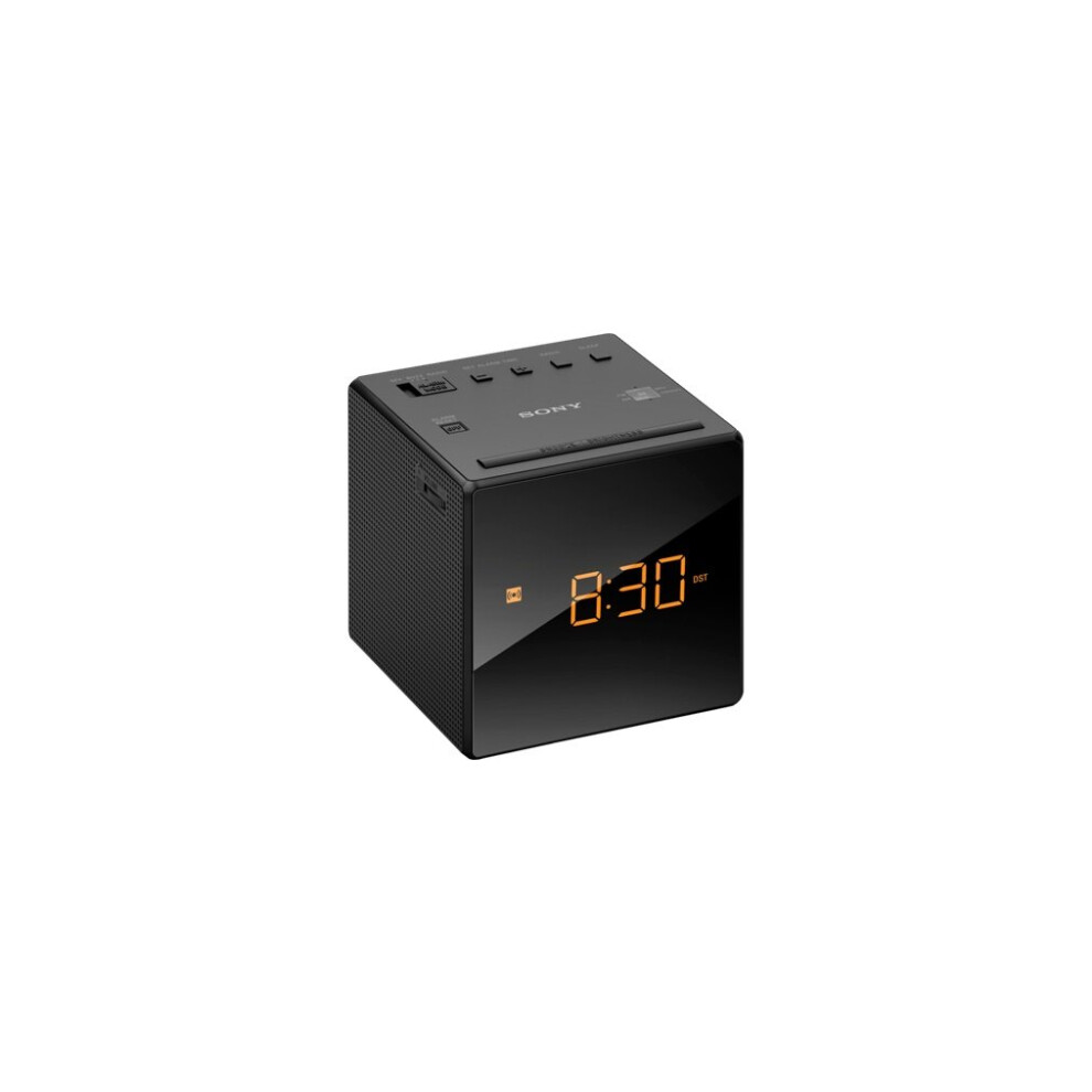 Sony ICFC1B Alarm Clock with AMFM Radio Black