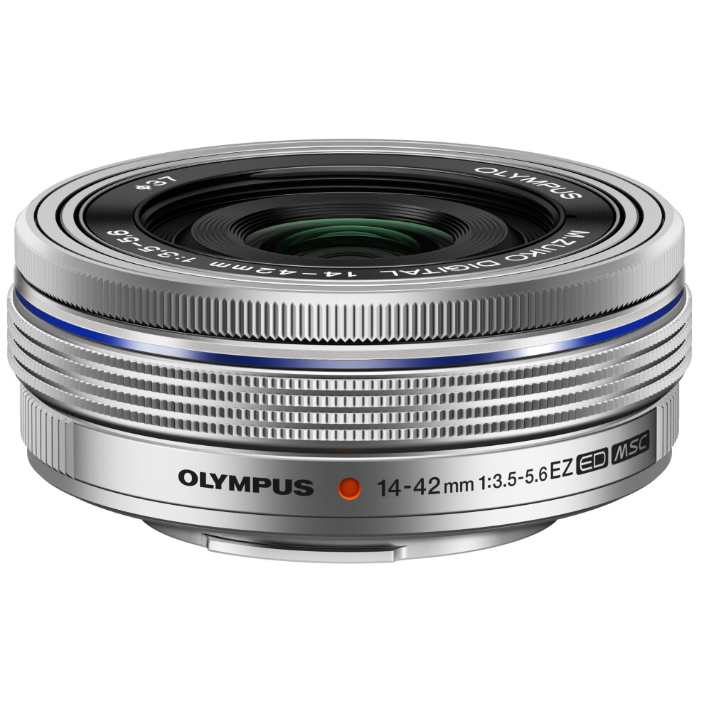 OM SYSTEM OLYMPUS MZuiko Digital 1442mm F3556 EZ Silver For Micro Four Thirds SYSTEM Camera  Compact 3x zoom Lens