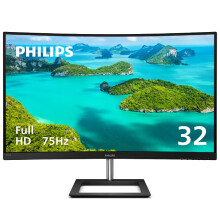PHILIPS 322E1C 32 SuperCurved Frameless Monitor  Full HD VA  104 sRGB  AdaptiveSync 75Hz  VESA  4Yr Advance Replacement War