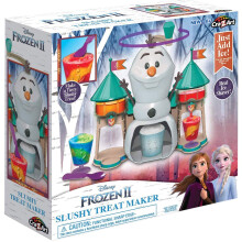 Disney Frozen II Macchina per Slushy Include Unità Slushy, Tritaghiaccio, Stampo Cubetti, Secchiello, Bicchiere & Cucchiaio