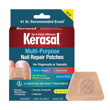 Kerasal Multi-Function Nagelreparatie Patches - 14 Stuks - Herstelt Beschadigde Nagels, 8-Uur Behandeling