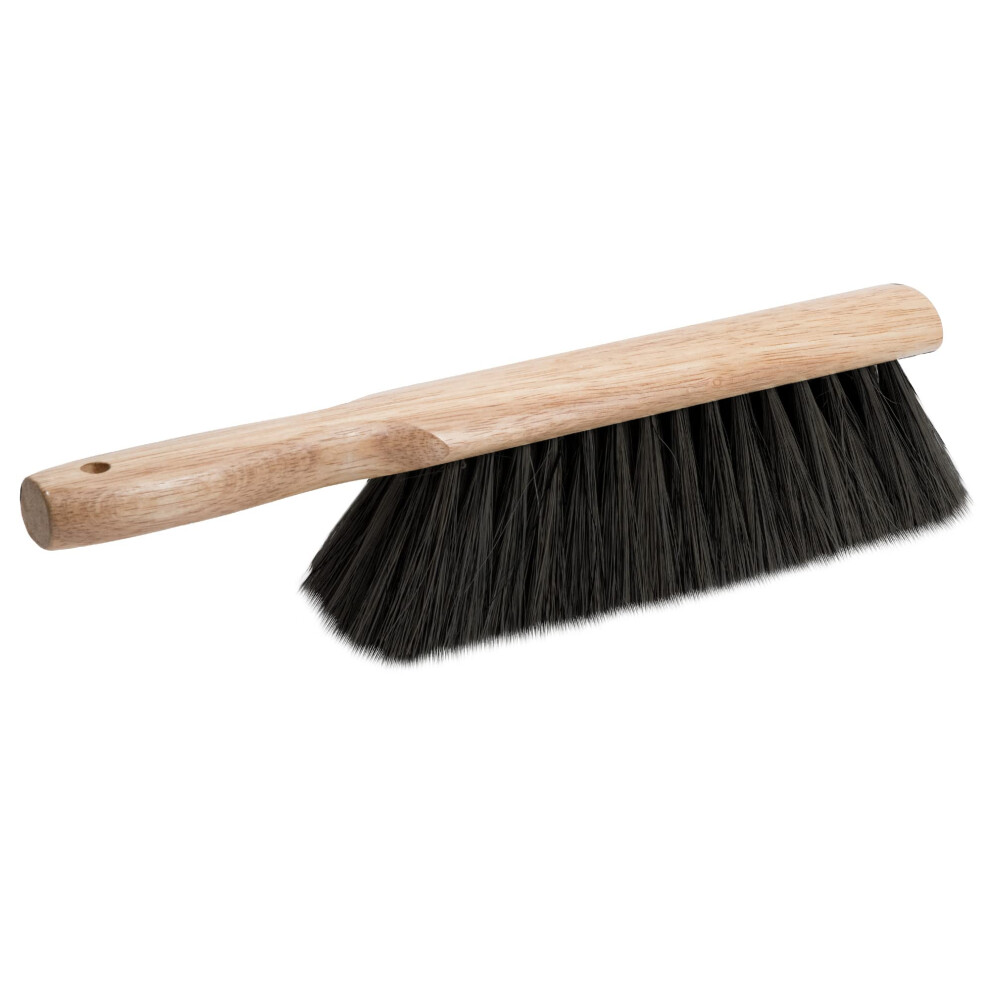 MARSHALLTOWN Beaver Tail Brush  Black Horsehair Fibers  13 12 Inch Length  Masonry  Concrete  Made in the USA  6517