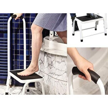 Non Slip Safety Step Stool Bath Kitchen Caravan Mobility Aid Handrail Platform Support