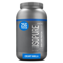 Isopure, Poudre de Protéine Zéro Glucide, Vanille Crémeuse, 3 lb (1,36 kg)