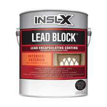 INSLX Lead Block Lead Encapsulating Acrylic Paint Eggshell White 1 Gallon