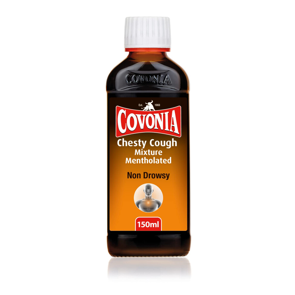 Covonia Chesty Cough Mixture Syrup  Mentholated 150ml