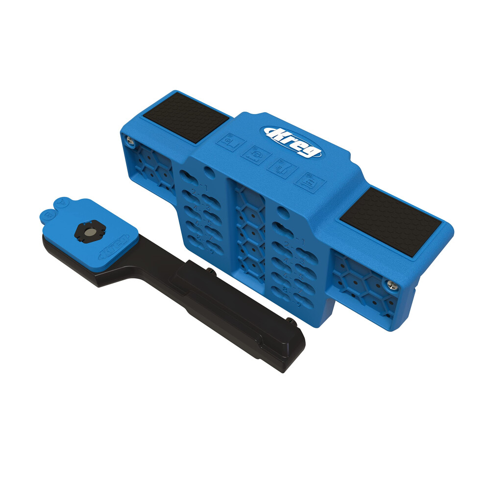 Kreg Khicdij Cabinet Door Mounting Jig For Frameless Or Faceframe Cabinets Easily Adjustable Cabinet Jig For Attaching H 647096811044