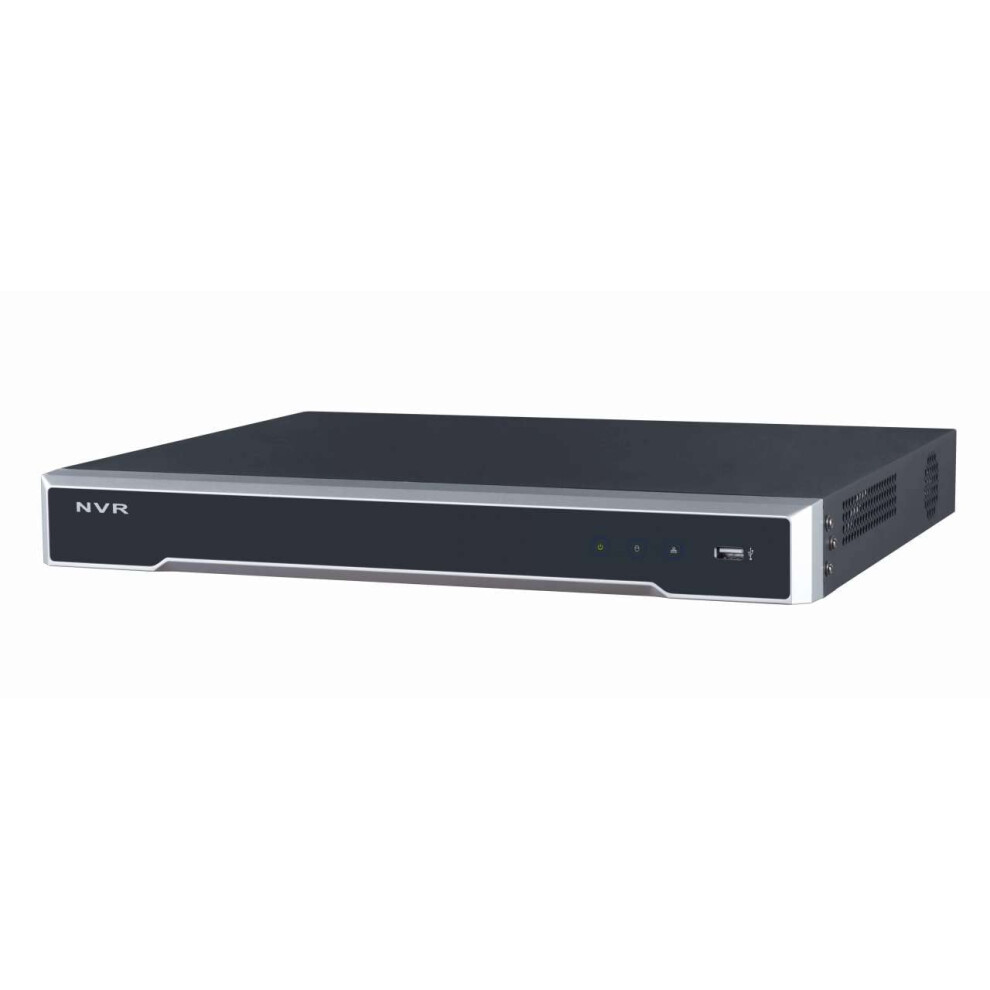 Hikvision USA DS7608NII28P Nvr  8Channel  H264H264H265  Up to 12Mp  Integrated 8Port Poe  Hdmi  2Sata  No HDD