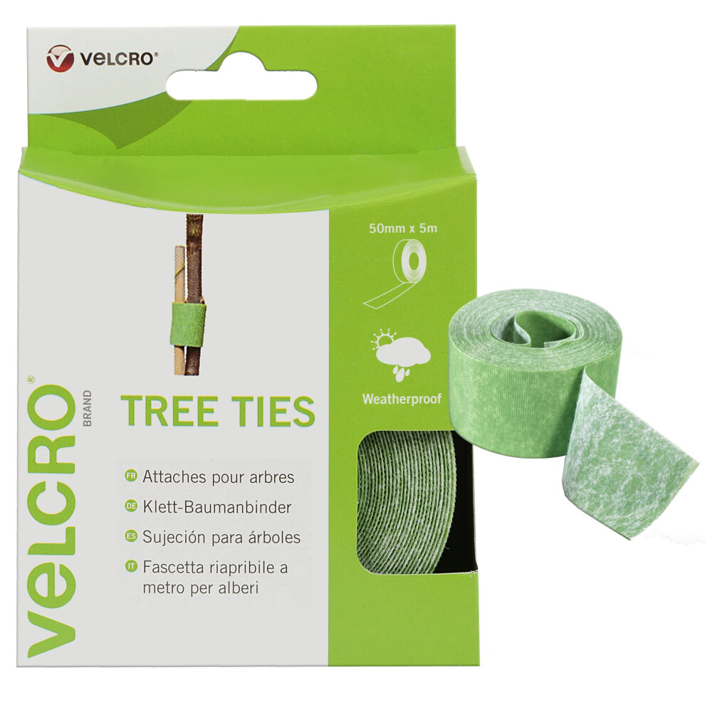 VELCRO Brand VELEC60201 Tree Ties  50mm x 5m  Green