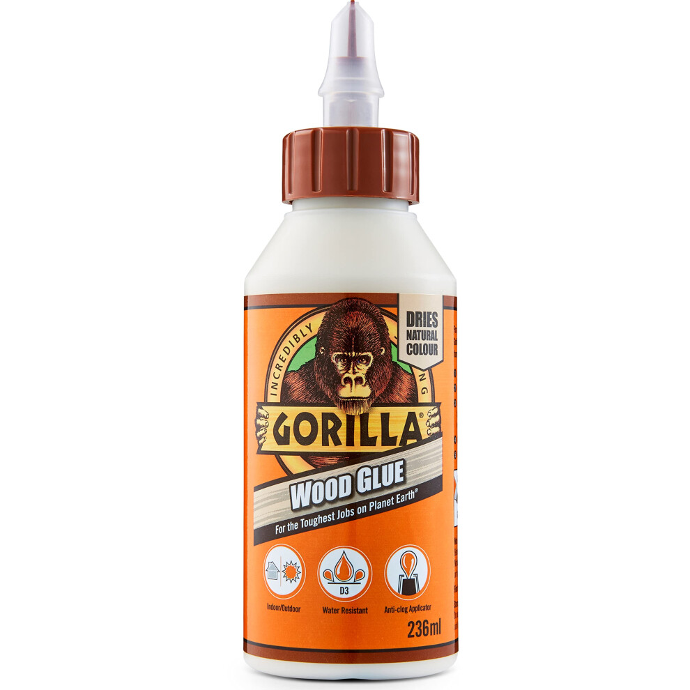 236ml Gorilla Waterproof Wood Glue