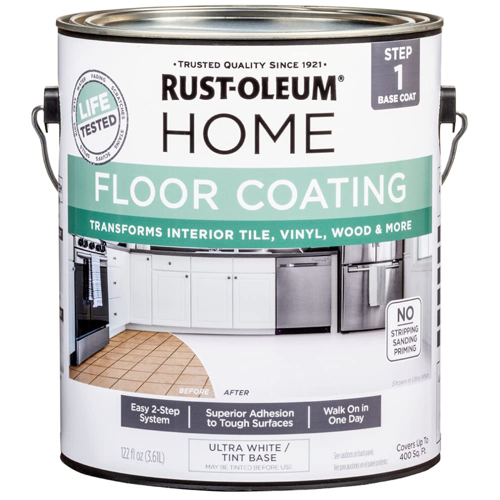 RustOleum Home Floor Coating Ultra White Tint Base Base Coat