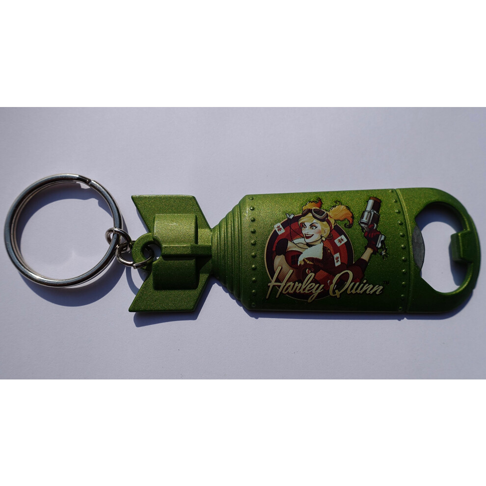 DC Bombshells Keychain Bottle Opener  Harley Quinn