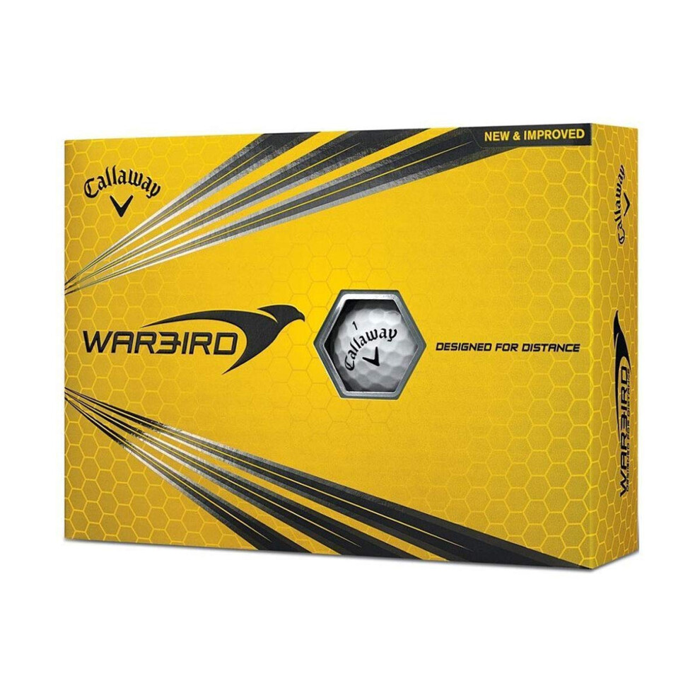 Callaway Warbird Golf Ball  Prior Generation  One Dozen  Yellow  Prior Generation