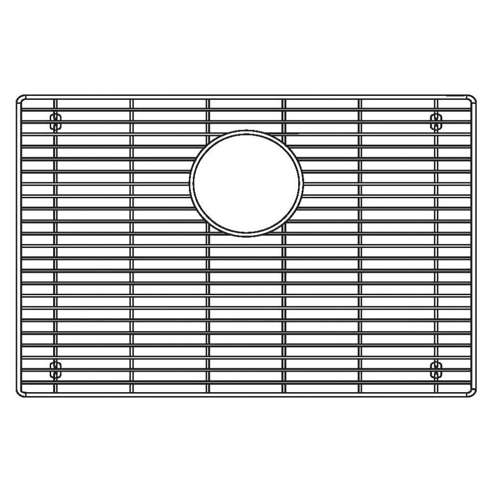 Blanco 231167 Sink Grid for Attika 26Inch Single Bowl Kitchen Sink  Large  Stainless Steel