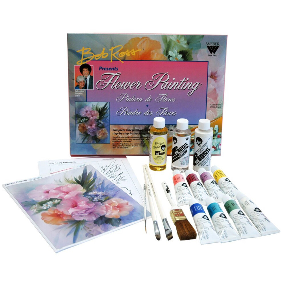 Bob Ross R6470 Floral Painting Set