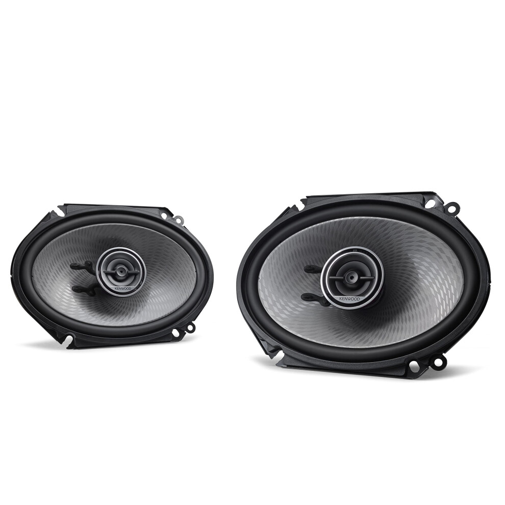 Kenwood KFCD681C 6 X 8 Inch 2Way  Performance Series Car Audio Speakers  360 Watts of Peak Power  Full Range  Shallow Mount