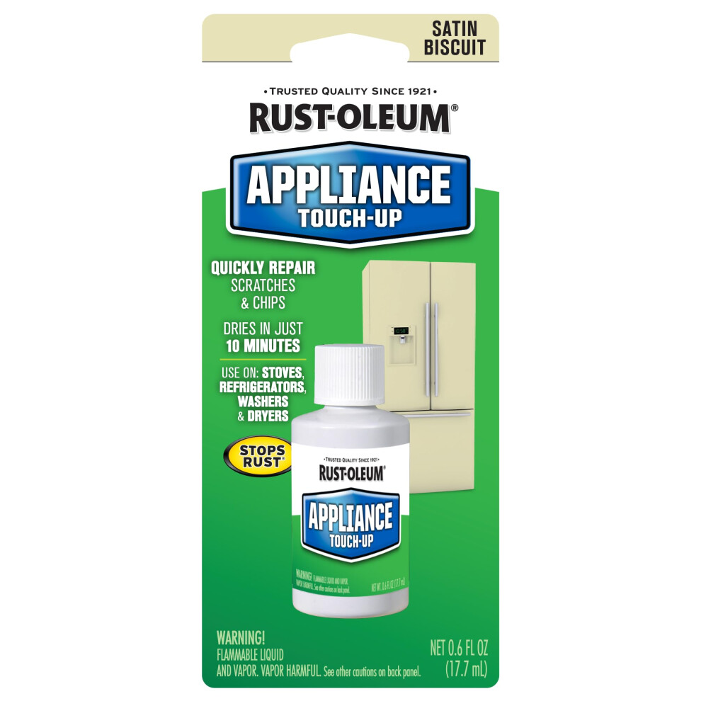 RustOleum 203002 Specialty Appliance Touch Up Paint  06 Oz Bottle  Biscuit  Solvent Like  Liquid  06 Fl Oz Pack of 1