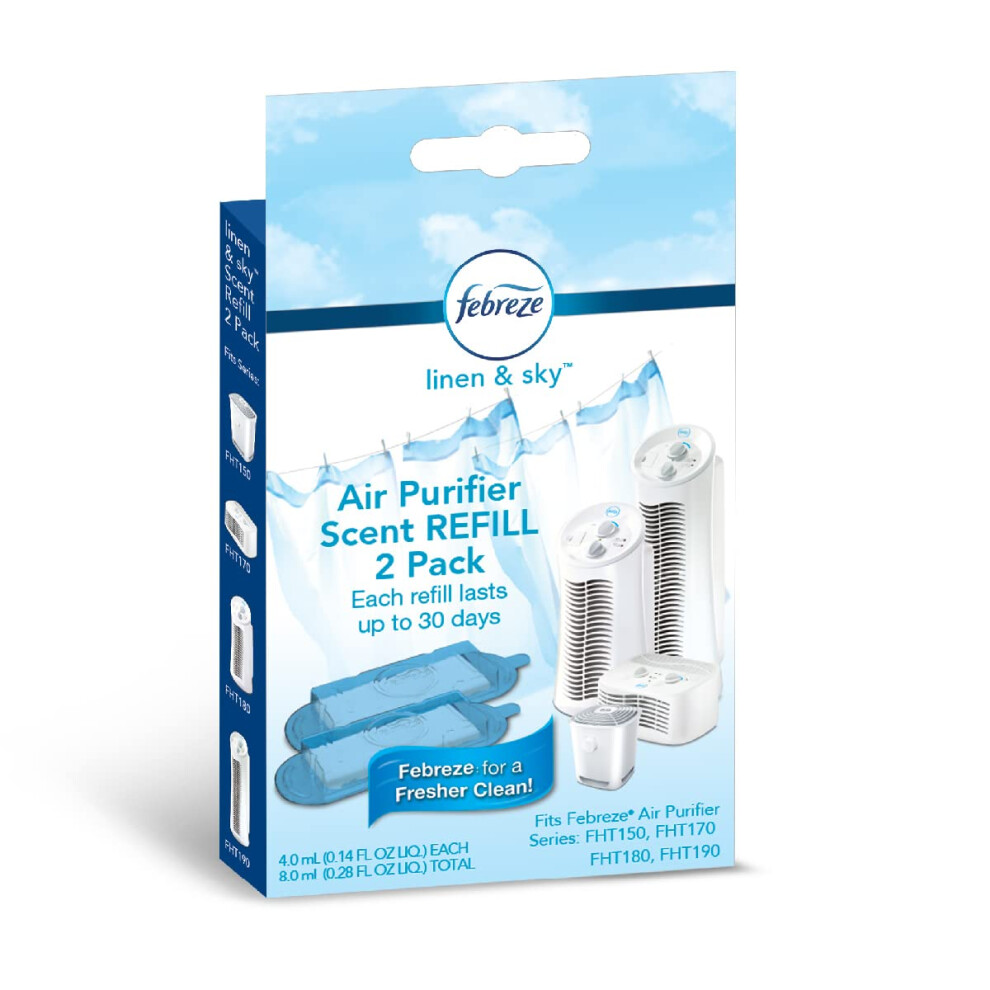 Febreze Linen  Sky Air Purifier Scent Refill  2Pack  FRF102L